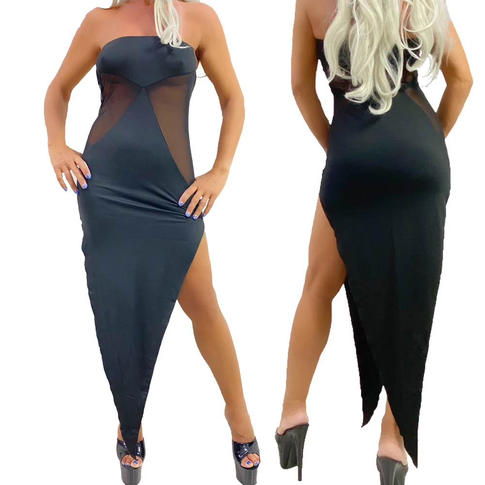 Summer Sexy Strapless Beach Bodycon Party Dresses Women Holiday Hollow Out Backless Off Shoulder Irregular Split Maxi Dress
Summer Sexy Strapless Beach Bodycon Party Dresses Women Holiday Hollow Out Backless Off Shoulder Irregular Split Maxi Dress
