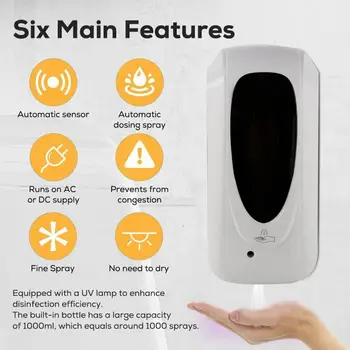 Automatic Liquid Soap Dispenser for Kitchen Bathroom Kitchen Touchless IR Sensor Hand Free Induction Foaming Hand Washing Device
Automatic Liquid Soap Dispenser for Kitchen Bathroom Kitchen Touchless IR Sensor Hand Free Induction Foaming Hand Washing Device