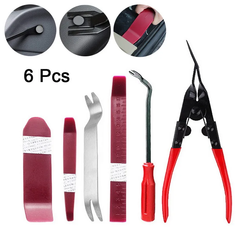 6Pcs/Set High quality Car Pry Tool Kit Trim Removal Tool Set for Vehicle Dash Radio Audio Installer
6Pcs/Set High quality Car Pry Tool Kit Trim Removal Tool Set for Vehicle Dash Radio Audio Installer