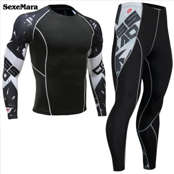 2021 Men's Compression thermal underwear Shirts Long Johns Sport Suit Fitness For Men Lycra MMA Crossfit Tights Men's Sportswear
2021 Men's Compression thermal underwear Shirts Long Johns Sport Suit Fitness For Men Lycra MMA Crossfit Tights Men's Sportswear