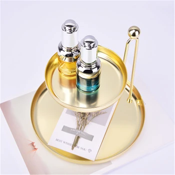 Golden Nordic Double Layers Cosmetic Jewelry Rack Storage Tray Desktop Organizer Key Cosmetic Dressing Desktop Decoration Tray
Golden Nordic Double Layers Cosmetic Jewelry Rack Storage Tray Desktop Organizer Key Cosmetic Dressing Desktop Decoration Tray