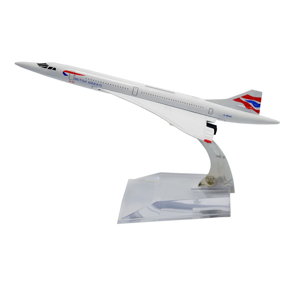 TANG DYNASTY(TM) 1:400 16cm Concorde British Airways Metal Airplane Model Plane Toy Plane Model
TANG DYNASTY(TM) 1:400 16cm Concorde British Airways Metal Airplane Model Plane Toy Plane Model