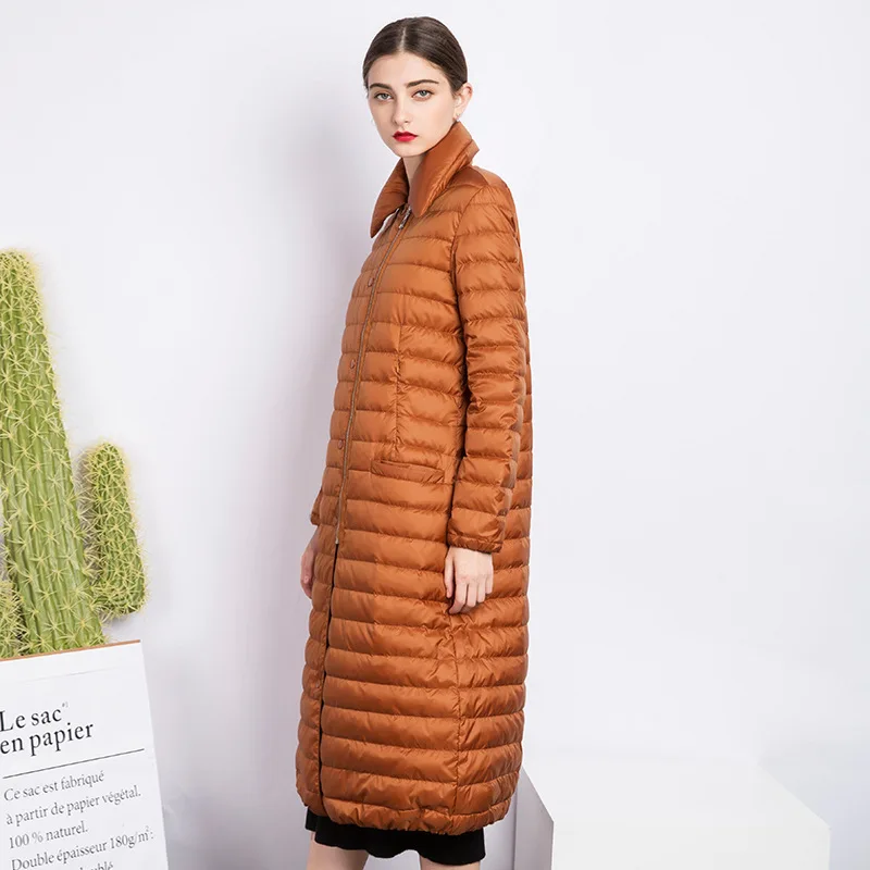 Duck White 90% Down Coat 2020 Autumn Winter Jacket Women Long Thin Ultralight Jackets Female manteau femme hiver WYQ859 s
Duck White 90% Down Coat 2020 Autumn Winter Jacket Women Long Thin Ultralight Jackets Female manteau femme hiver WYQ859 s