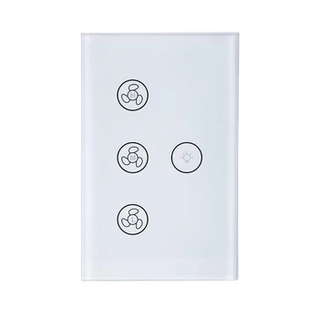 Smart Ceiling Fan Switch Fan Light Switch WIFI Ceiling Fan Regulator Adjustable Switching Speed Work Alexa&Google Home
Smart Ceiling Fan Switch Fan Light Switch WIFI Ceiling Fan Regulator Adjustable Switching Speed Work Alexa&Google Home