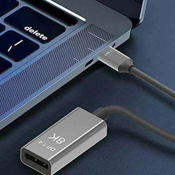 USB-C to DisplayPort 4K Cable DP Version 1.4 144Hz PVC Aluminum alloy cable for MacBook
USB-C to DisplayPort 4K Cable DP Version 1.4 144Hz PVC Aluminum alloy cable for MacBook