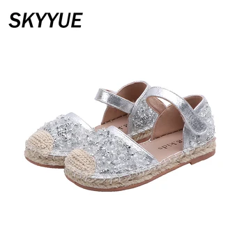Kids Princess Sandals Baby Girls Flower Sandals Children Soft Brand Shoes Black Sandals Rhinestone Espadrilles Summer 2020 New
Kids Princess Sandals Baby Girls Flower Sandals Children Soft Brand Shoes Black Sandals Rhinestone Espadrilles Summer 2020 New