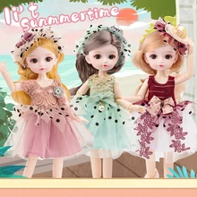 10 Inch Bjd Dolls For Girls 26cm Summer Holiday Series DIY Hairstyle Ponytail Hair With Kawaii Accessories Clothes Xiafu Gifts
10 Inch Bjd Dolls For Girls 26cm Summer Holiday Series DIY Hairstyle Ponytail Hair With Kawaii Accessories Clothes Xiafu Gifts