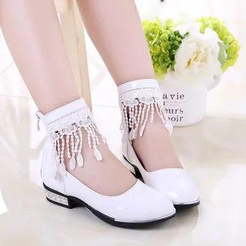 2019 Tassel Children Shoes For Girls Shoes For Party And Wedding High Heel Princess Leather Big Girl School Shoe Kid 4-12 Years 
2019 Tassel Children Shoes For Girls Shoes For Party And Wedding High Heel Princess Leather Big Girl School Shoe Kid 4-12 Years
