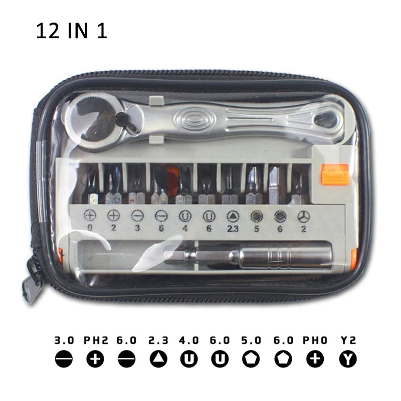 Ratchet Screwdriver Set 12 In 1 Precision Screw Driver Torx Screwdriver Repair Hand Tool Set Multifunctional Screwdriver Kit
Ratchet Screwdriver Set 12 In 1 Precision Screw Driver Torx Screwdriver Repair Hand Tool Set Multifunctional Screwdriver Kit