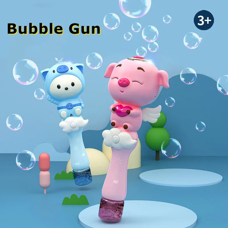 New Kids Cute Animal Magic Bubble Machine Summer Swimming Toys Wedding Supplies Birthday Gift Flashing Light Up Bubble Maker Gun
New Kids Cute Animal Magic Bubble Machine Summer Swimming Toys Wedding Supplies Birthday Gift Flashing Light Up Bubble Maker Gun