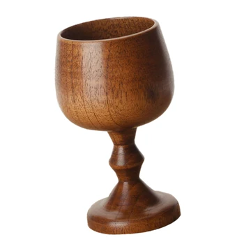 Wooden Goblet Red Wine Cup Drink Handcrafted 13cm Groomsmen Fashion Brown
Wooden Goblet Red Wine Cup Drink Handcrafted 13cm Groomsmen Fashion Brown