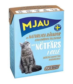 MJAU MJAU CHUNKS IN JELLY MINCED BEEF for cats and kittens with minced beef in jelly 380g
MJAU MJAU CHUNKS IN JELLY MINCED BEEF for cats and kittens with minced beef in jelly 380g