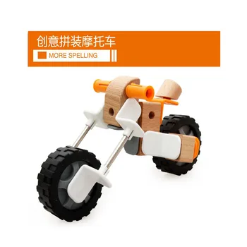 High Quality Child Wood Insert Blocks Assembled Racing Vehicle Car Automobile Race Motorcycle Toy Gift Learning Education Toy
High Quality Child Wood Insert Blocks Assembled Racing Vehicle Car Automobile Race Motorcycle Toy Gift Learning Education Toy