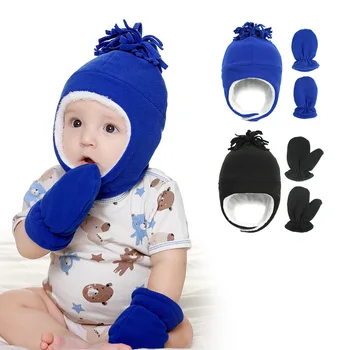 3Pcs Solid Children Hat Glove Set Plus Fleece Cotton Baby Beanie Hat With Ears Autumn Winter Boys Girls Cap Kids Glove Warm Hats 
3Pcs Solid Children Hat Glove Set Plus Fleece Cotton Baby Beanie Hat With Ears Autumn Winter Boys Girls Cap Kids Glove Warm Hats