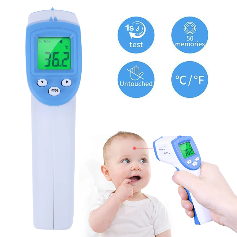 Baby Care Digital Infrared Thermometer Forehead Thermometer LCD Non-Contact Forehead Ear Body Temperature Measurement Tool
Baby Care Digital Infrared Thermometer Forehead Thermometer LCD Non-Contact Forehead Ear Body Temperature Measurement Tool