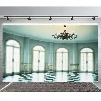 5X7Ft European Style Castle Villa Window Chandelier Staircase Magnificent Hall Photography Background Vinyl Backdrop Studio Prop
5X7Ft European Style Castle Villa Window Chandelier Staircase Magnificent Hall Photography Background Vinyl Backdrop Studio Prop