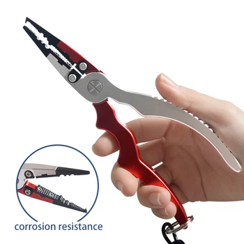 TOYOBER Fishing Scissors Fishing Pliers Split Ring Cutter Fishing Holder Tackle with Sheath Retractable Tether Combo Hooks Remov
TOYOBER Fishing Scissors Fishing Pliers Split Ring Cutter Fishing Holder Tackle with Sheath Retractable Tether Combo Hooks Remov