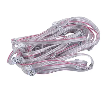 50x WS2812B Pre-soldered leds with wire 5V WS2812 Wire Addressable Idividually LED Module String Panel Hot 
50x WS2812B Pre-soldered leds with wire 5V WS2812 Wire Addressable Idividually LED Module String Panel Hot