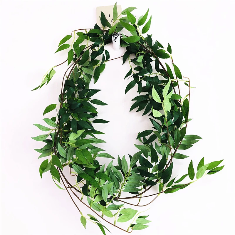 Artificial Garland Plants Wedding Party Garland Silk Green Leaves Home Garden Balcony Fake Plants Decor
Artificial Garland Plants Wedding Party Garland Silk Green Leaves Home Garden Balcony Fake Plants Decor