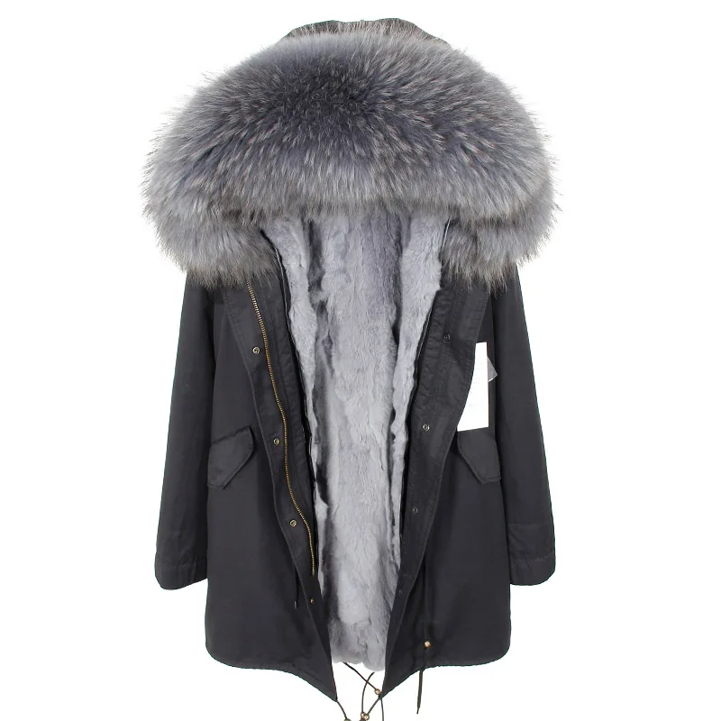 2019 Men Long Parka Winter Jacket Natural Raccoon Fur Collar Hooded Rex Rabbit Fur Liner Army Green Fashion New Real Fur Coat
2019 Men Long Parka Winter Jacket Natural Raccoon Fur Collar Hooded Rex Rabbit Fur Liner Army Green Fashion New Real Fur Coat