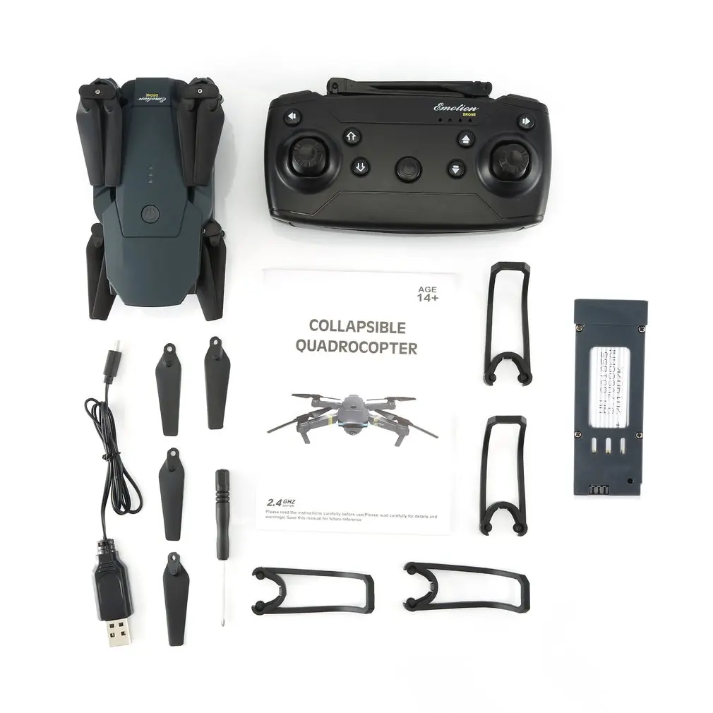 

WIFI FPV Foldable RC Drone And Wide Angle HD Camera Foldable Arm Altitude Hold Headless Mode RC Model Aircraft RTF LX808 2.4Ghz