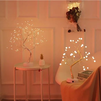 1Pcs Tree Light Lantern Led Copper Wire Light Tree Light Touch Switch Pearl Sky Star Usb Night Light Home Festive Night Lights
1Pcs Tree Light Lantern Led Copper Wire Light Tree Light Touch Switch Pearl Sky Star Usb Night Light Home Festive Night Lights