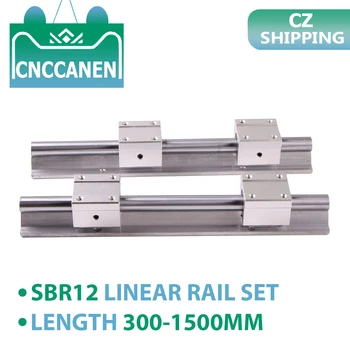 2PCS SBR12 12mm Linear Rail Guide Length 300mm - 1500mm Linear Guide with 4PCS SBR12UU Linear Bearing Block for CNC Part CZ Ship 
2PCS SBR12 12mm Linear Rail Guide Length 300mm - 1500mm Linear Guide with 4PCS SBR12UU Linear Bearing Block for CNC Part CZ Ship