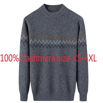 New Arrival Fashion Winter 100% Pure Cashmere Round Neck Bottoming Sweater Men Knitted Jacquard Warm Thickened Plus Size XS-4XL
New Arrival Fashion Winter 100% Pure Cashmere Round Neck Bottoming Sweater Men Knitted Jacquard Warm Thickened Plus Size XS-4XL
