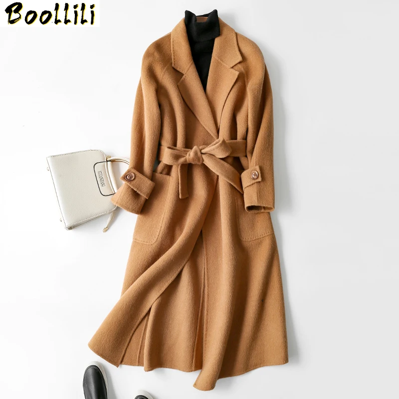 Boollili 2020 Winter Coat Women Real Wool Coat Female Alpaca Jacket Double Side Woolen Coats Korean Long Jacket Manteau Femme
Boollili 2020 Winter Coat Women Real Wool Coat Female Alpaca Jacket Double Side Woolen Coats Korean Long Jacket Manteau Femme