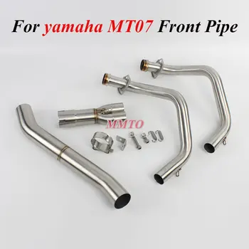 For YZF MT07 Front Pipe Motorcycle Exhaust Muffler Modified Systems Slip on Muffler Exhaust MT-07 2014 2015 2016 2017 2019 FZ07
For YZF MT07 Front Pipe Motorcycle Exhaust Muffler Modified Systems Slip on Muffler Exhaust MT-07 2014 2015 2016 2017 2019 FZ07