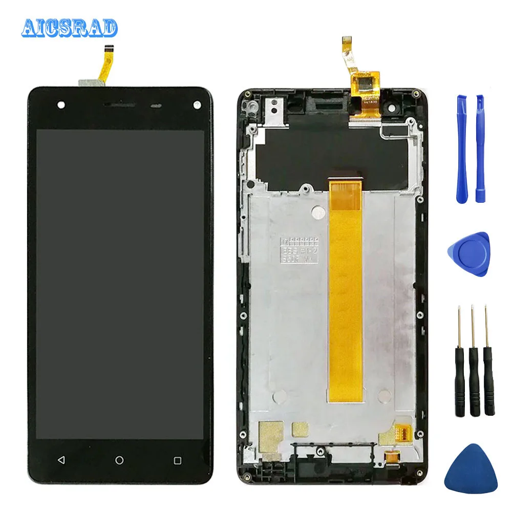 

AICSRAD LCD Display For Prestigio Grace P5 PSP5515duo psp 5515 duo psp5515 Touch Screen Panel Assembly no frame Replacement Screen PSP 5515 Phone +tools