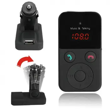 Wireless Bluetooth FM Transmitter Modulator Car Kit MP3 Player LCD Display Support SD USB Remote Control
Wireless Bluetooth FM Transmitter Modulator Car Kit MP3 Player LCD Display Support SD USB Remote Control
