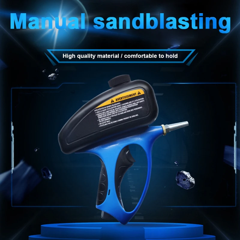 Sand Blaster Gun Kit Handheld Pneumatic Gravity Feed Portable Sandblasting Gun Quick Connect Media Guide Works with All Abrasive
Sand Blaster Gun Kit Handheld Pneumatic Gravity Feed Portable Sandblasting Gun Quick Connect Media Guide Works with All Abrasive