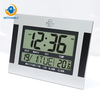 Bedside Big Number Large LCD Digital Alarm Clock Electronic Desk Wall Clock Table Watch with Temperature Snooze Calendar
Bedside Big Number Large LCD Digital Alarm Clock Electronic Desk Wall Clock Table Watch with Temperature Snooze Calendar