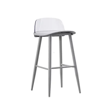 Transparent Backrest Bar Chair Modern Minimalist Wrought Iron Leisure Nerd High Stool Milk Tea Shop Front Desk Nordic Bar Chair
Transparent Backrest Bar Chair Modern Minimalist Wrought Iron Leisure Nerd High Stool Milk Tea Shop Front Desk Nordic Bar Chair