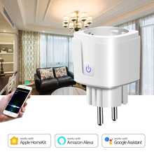 16A WiFi EU Plug Smart Switch Socket Power Outlet Work With Apple Homekit Siri Alexa Echo Google Home Remote App Control Switch
16A WiFi EU Plug Smart Switch Socket Power Outlet Work With Apple Homekit Siri Alexa Echo Google Home Remote App Control Switch
