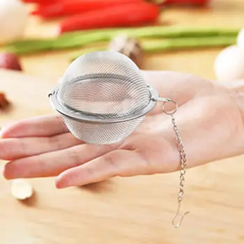 1PC Stainless Steel Tea Strainer Sphere Locking Spice Tea Filter Seasoning Ball Mesh Residue Tea Infuser Kitchen Tools S/M/L
1PC Stainless Steel Tea Strainer Sphere Locking Spice Tea Filter Seasoning Ball Mesh Residue Tea Infuser Kitchen Tools S/M/L