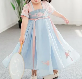 Baby Girls Ancient Hanfu Princess Elegant Retro Long Fancy Dress 1-2-3-4-5-6T Baby Outfit Little Girls Clothing
Baby Girls Ancient Hanfu Princess Elegant Retro Long Fancy Dress 1-2-3-4-5-6T Baby Outfit Little Girls Clothing