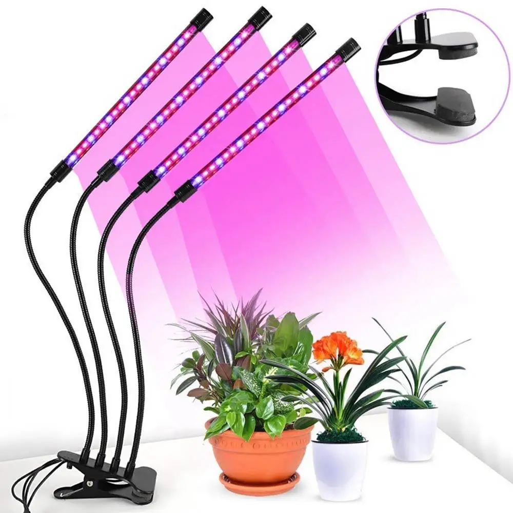9 Modes Plant growth lamp 80led 4 Tube USB Timer Setting Energy Saving Led Grow Light For Garden Indoor Flowers Vegetables Plant
9 Modes Plant growth lamp 80led 4 Tube USB Timer Setting Energy Saving Led Grow Light For Garden Indoor Flowers Vegetables Plant