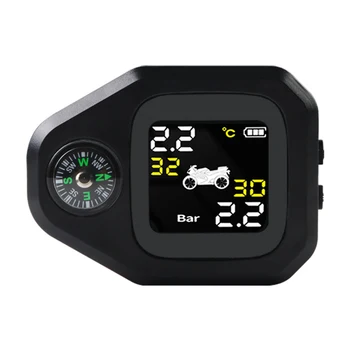 Waterproof Tire Pressure Monitoring System Solar Motor TPMS Tire Pressure Monitoring System Motorcycle Tyre Alarm with Compass
Waterproof Tire Pressure Monitoring System Solar Motor TPMS Tire Pressure Monitoring System Motorcycle Tyre Alarm with Compass