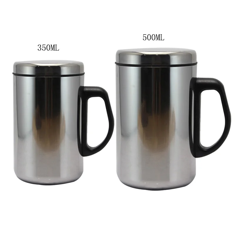 Фото 350/500ml Stainless Steel Double Wall Insulated Cup Thermo Mug Water Bottle Vacuum Flask Coffee Tea Thermos Bottles | Дом и сад