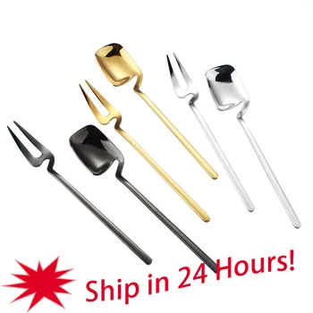 Creative Rainbow Fork Stainless Steel Fruit Forks Cake Fork Dessert Fork Tea Spoon Coffee Spoon Dinnerware Set Kitchen Gadgets
Creative Rainbow Fork Stainless Steel Fruit Forks Cake Fork Dessert Fork Tea Spoon Coffee Spoon Dinnerware Set Kitchen Gadgets