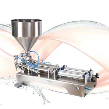 Foot-controlled semi-automatic filling machine multi-function liquid paste dual-purpose quantitative filling machine
Foot-controlled semi-automatic filling machine multi-function liquid paste dual-purpose quantitative filling machine