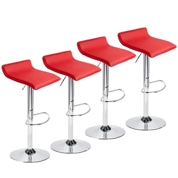 4pcs/Set Modern Bar Stools Gas Lift Swivel Stools Adjustable PU Leather Dining Chairs Kitchen Counter Height Bar Chairs 3 colors
4pcs/Set Modern Bar Stools Gas Lift Swivel Stools Adjustable PU Leather Dining Chairs Kitchen Counter Height Bar Chairs 3 colors
