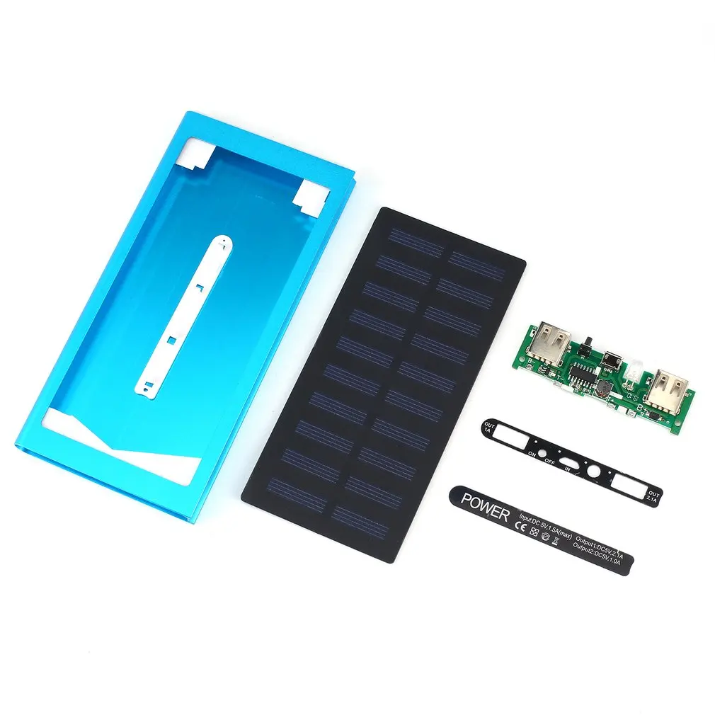 Battery Charger Box Ultra-thin Solar Mobile Power Supply Kit DIY Solar Battery Charger Storage Box Power Bank Case
Battery Charger Box Ultra-thin Solar Mobile Power Supply Kit DIY Solar Battery Charger Storage Box Power Bank Case