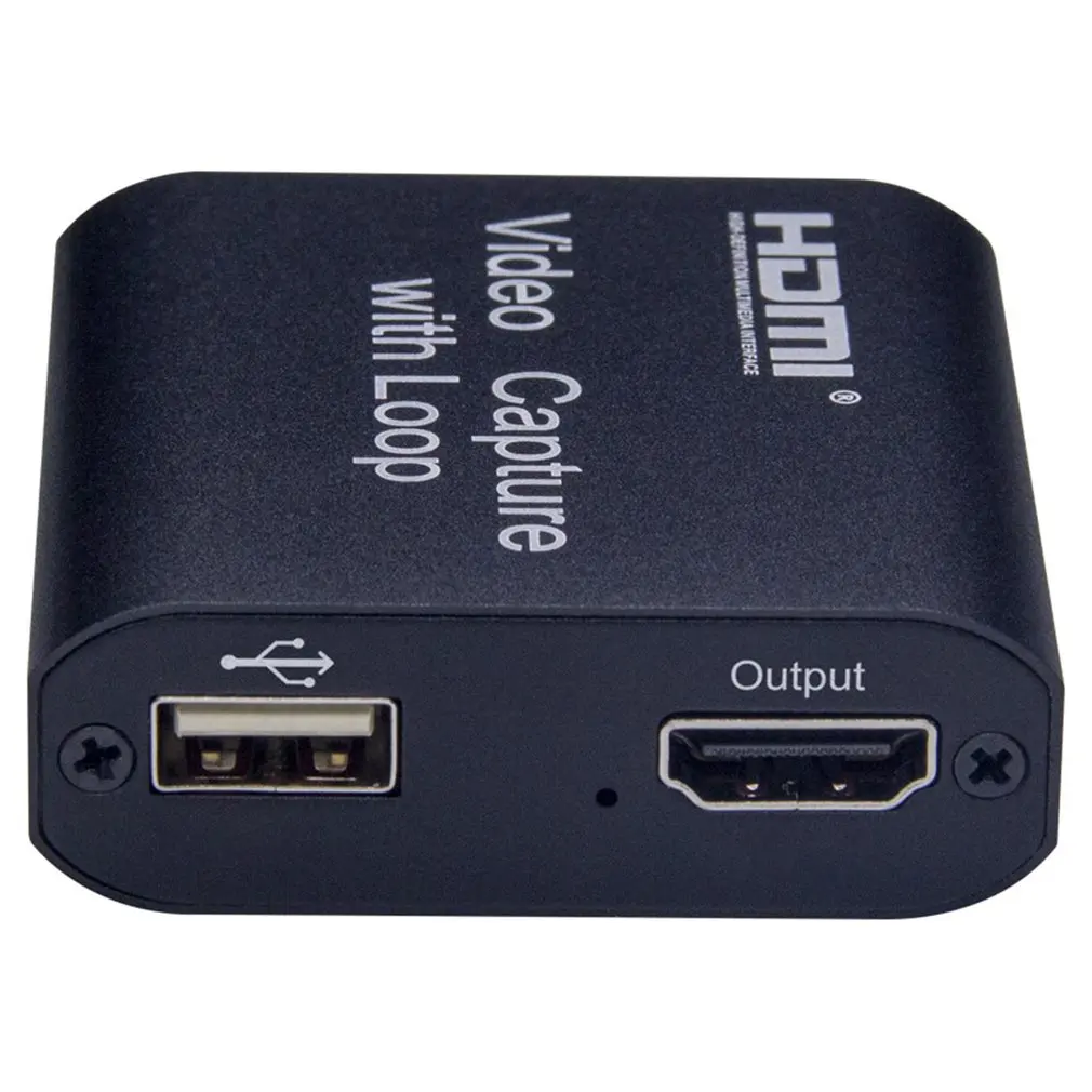 Video Card Capture HDMI Video Capture With Loop out USB2.0 Cards Grabber Streaming Live Broadcasts Video Recording
Video Card Capture HDMI Video Capture With Loop out USB2.0 Cards Grabber Streaming Live Broadcasts Video Recording