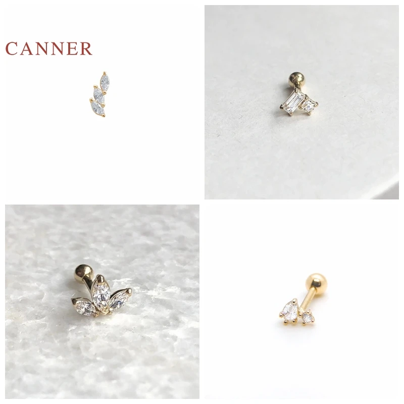 CANNER Real 925 Sterling Silver Earrings For Women Shaped Crown Horse Eye Long Square Horse Eye Stud Earrings Jewelry Pendientes
CANNER Real 925 Sterling Silver Earrings For Women Shaped Crown Horse Eye Long Square Horse Eye Stud Earrings Jewelry Pendientes