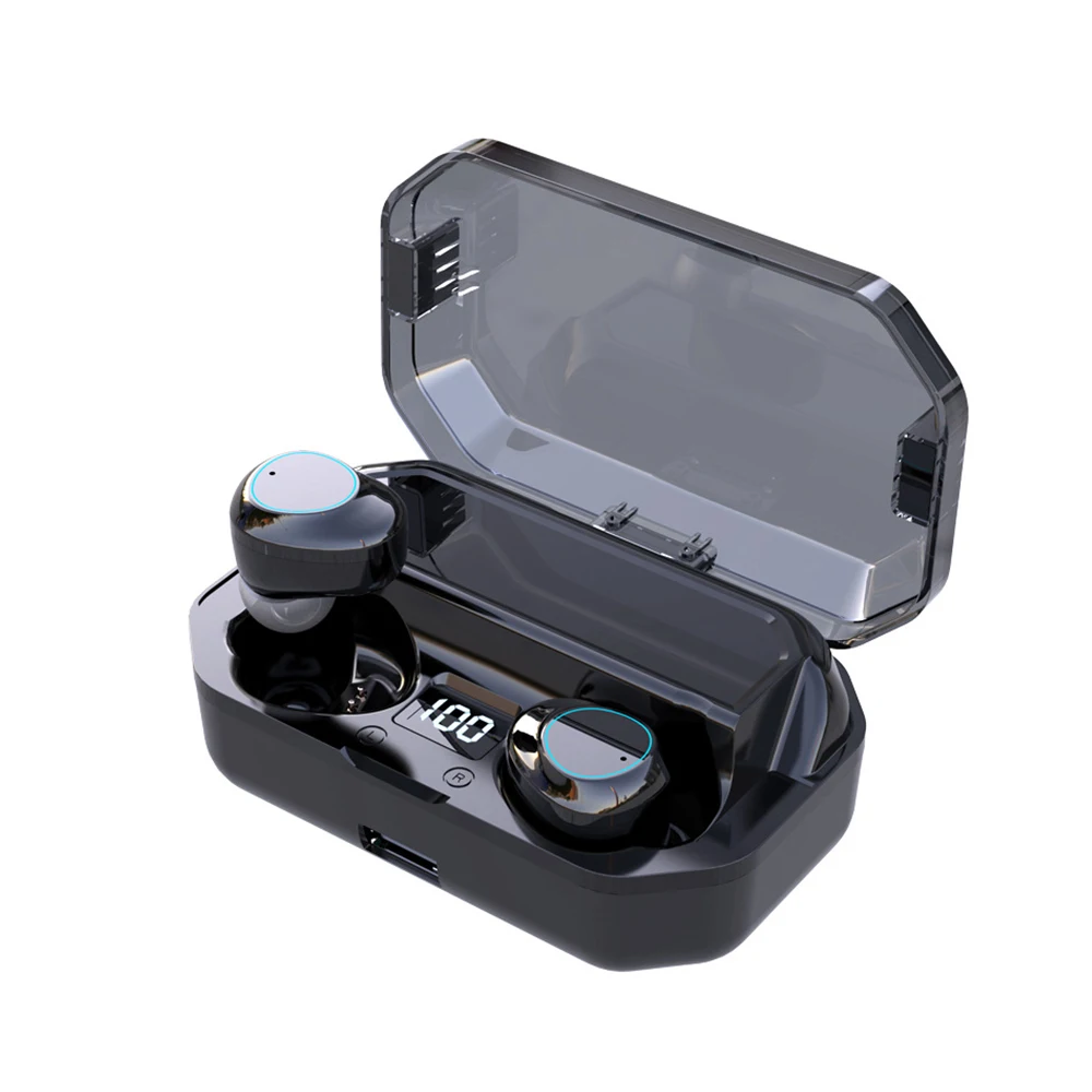 G03 Bluetooth Headsets 6000 mAh LED Smart Display high-end 6D Surround HD sound 5.0 IPX7 Waterproof Bluetooth Wireless Earphones
G03 Bluetooth Headsets 6000 mAh LED Smart Display high-end 6D Surround HD sound 5.0 IPX7 Waterproof Bluetooth Wireless Earphones