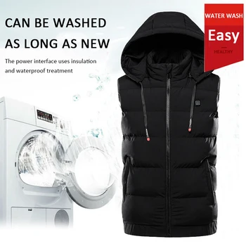 100% Polyester Intelligent Temperature Control Heating Vest Usb Charging Electric Heating Vest Waterproof Rainproof Washable
100% Polyester Intelligent Temperature Control Heating Vest Usb Charging Electric Heating Vest Waterproof Rainproof Washable