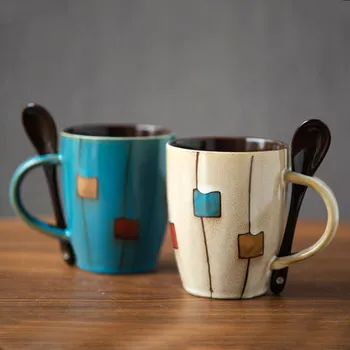 Creative Mug Trend Ceramic Cup Home Drink with Spoon 360ML Milk Coffee Tea With Lid Water Drinkware Free Shipping
Creative Mug Trend Ceramic Cup Home Drink with Spoon 360ML Milk Coffee Tea With Lid Water Drinkware Free Shipping